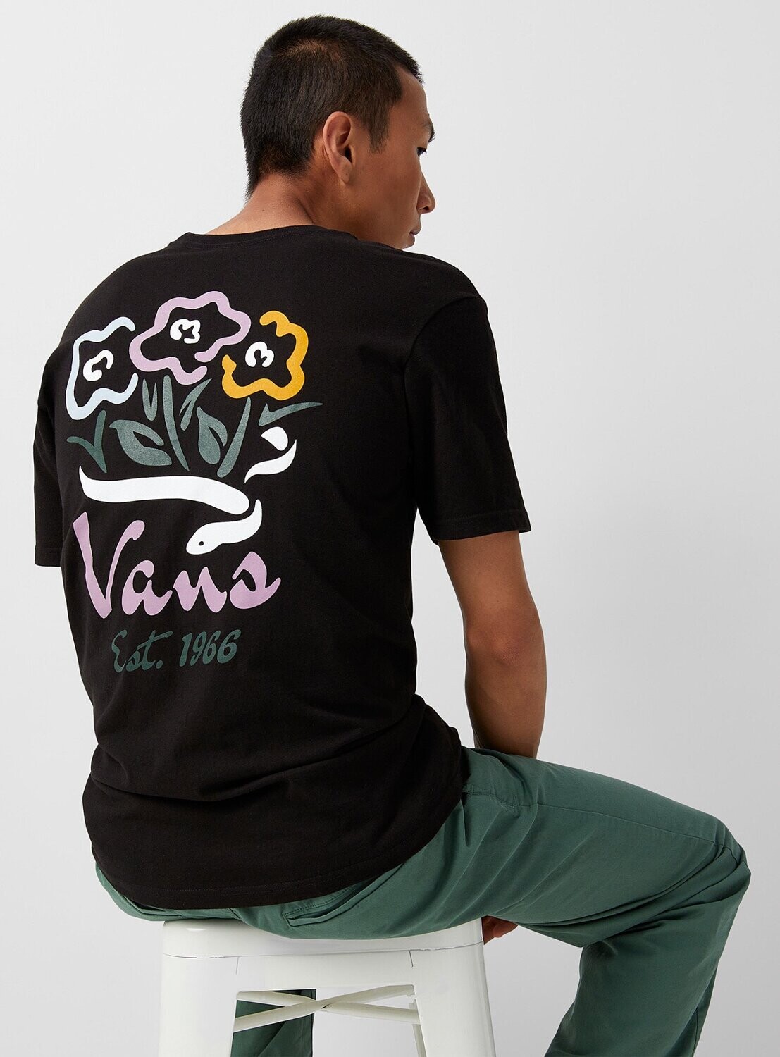 Vans Tri Floral Tee black