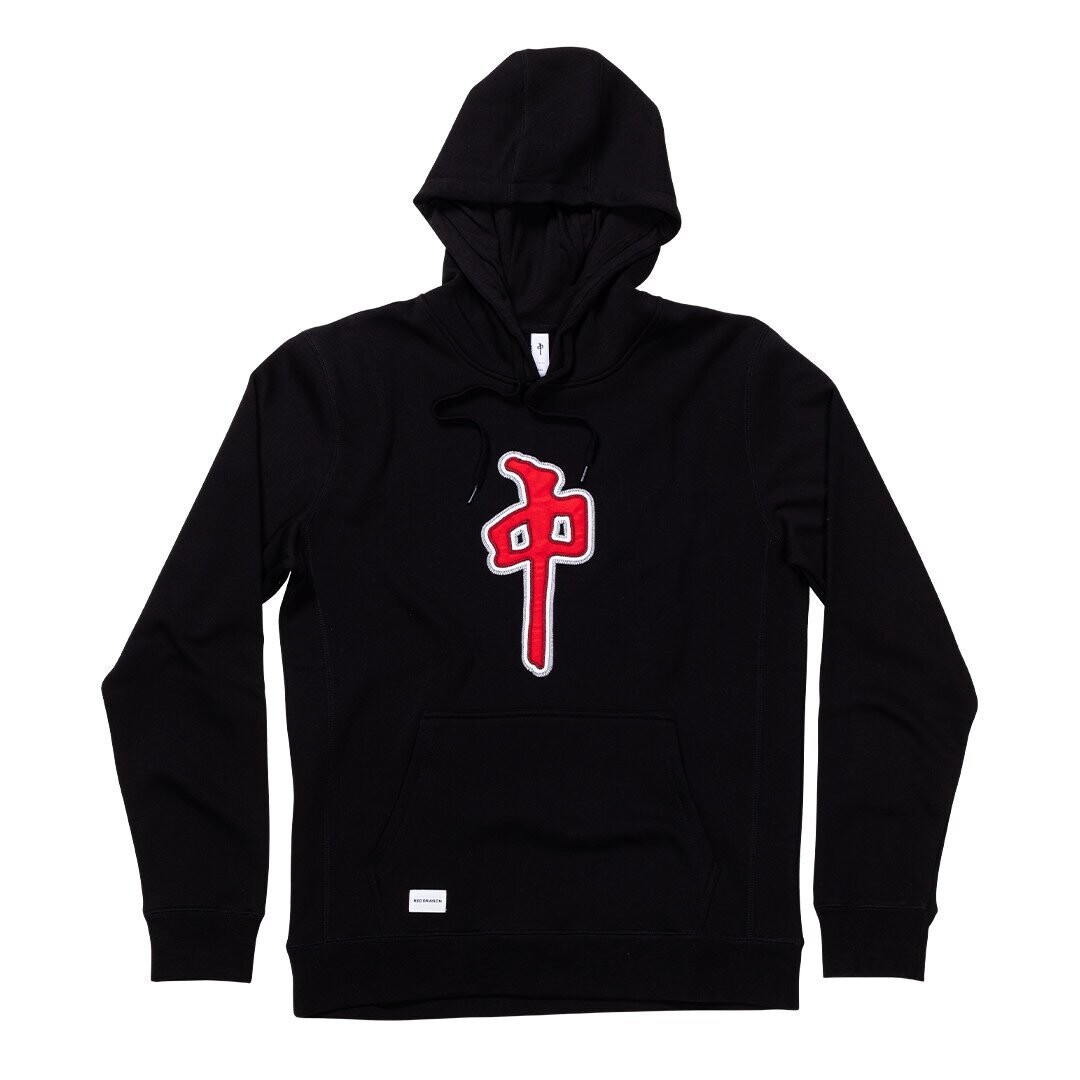 RDS Hood Chung Twill Black Red