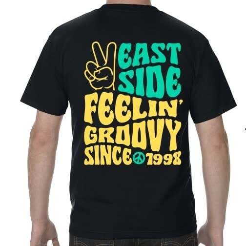 East Side Groovy Tee Black