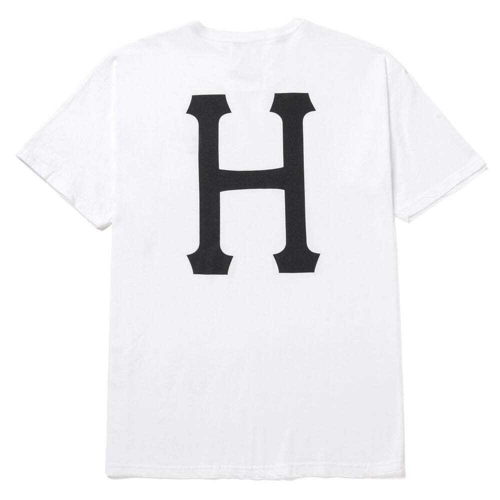 HUF Essentials Classic H Tee White