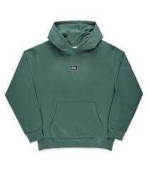 Obey Lower Case Mini Box Hood Fleece Dark Cedar