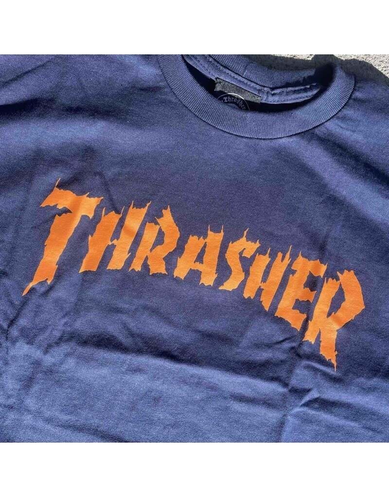Thrasher Burn it Down T-Shirt Navy