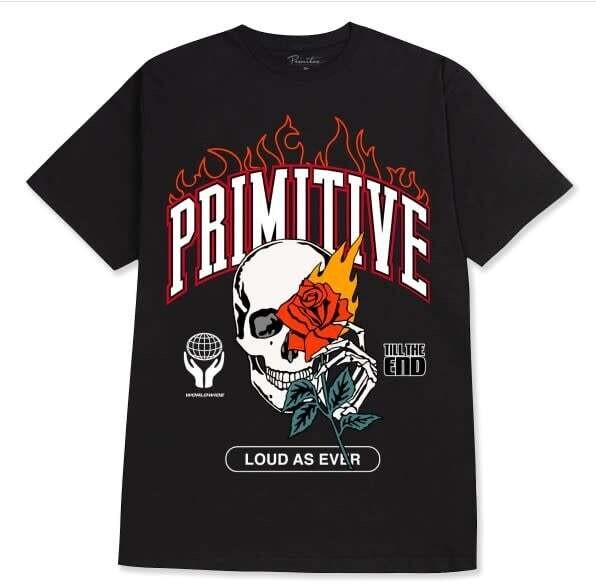 Primitive Heat Tee/Black