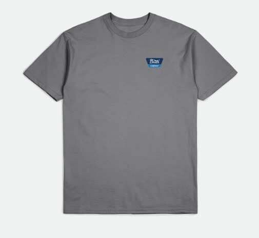 Brixton Linwood Tee HEAVY METAL/NAVY