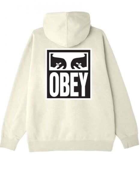 Obey Eyes Icon Hood Fleece Unbleached
