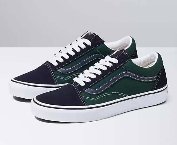 Vans Old Skool 2 tone Navy Green