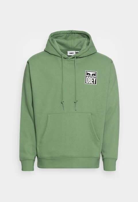 Obey Eyes Icon Hood Fleece Jade Multi 