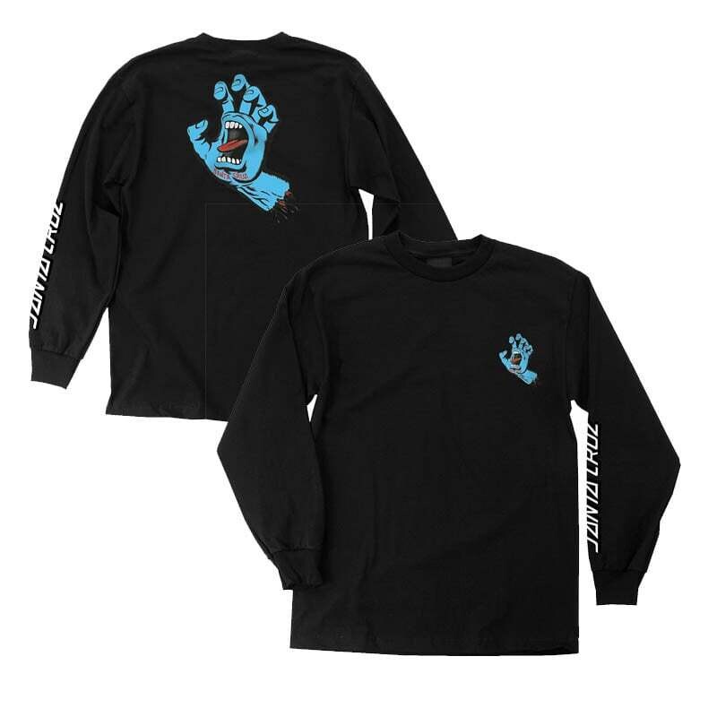 Santa Cruz L/S Screaming Hand Black