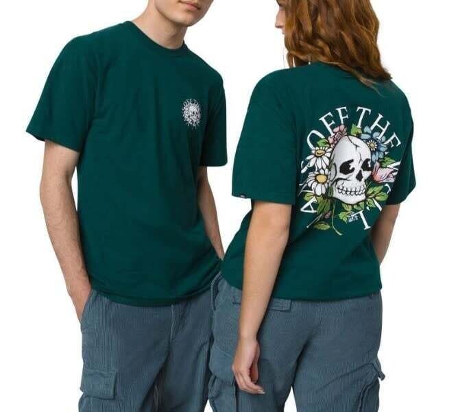 Vans FLORAL SKULL SS TEE BOTANICAL GARDEN