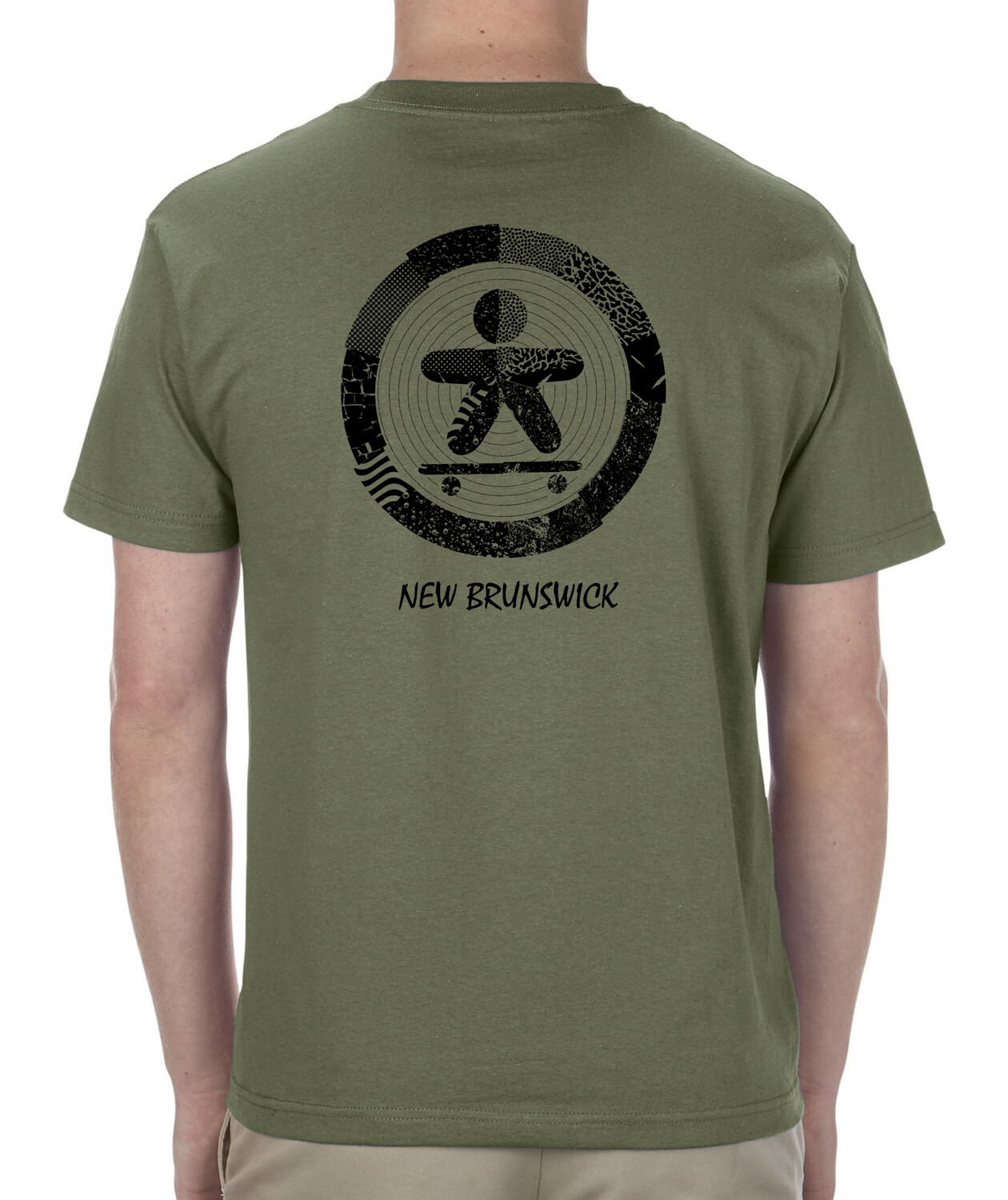 East Side Textures Tee Military Green