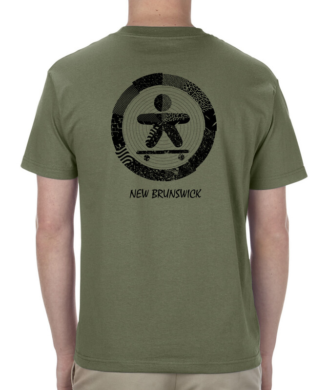 East Side Textures Tee Military Green