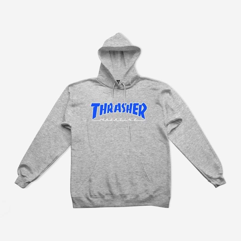 Thrasher Outlined Hood Steel Blue