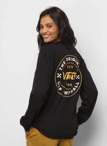 Vans OG CIRCLE LOCK UP LS TEE Black