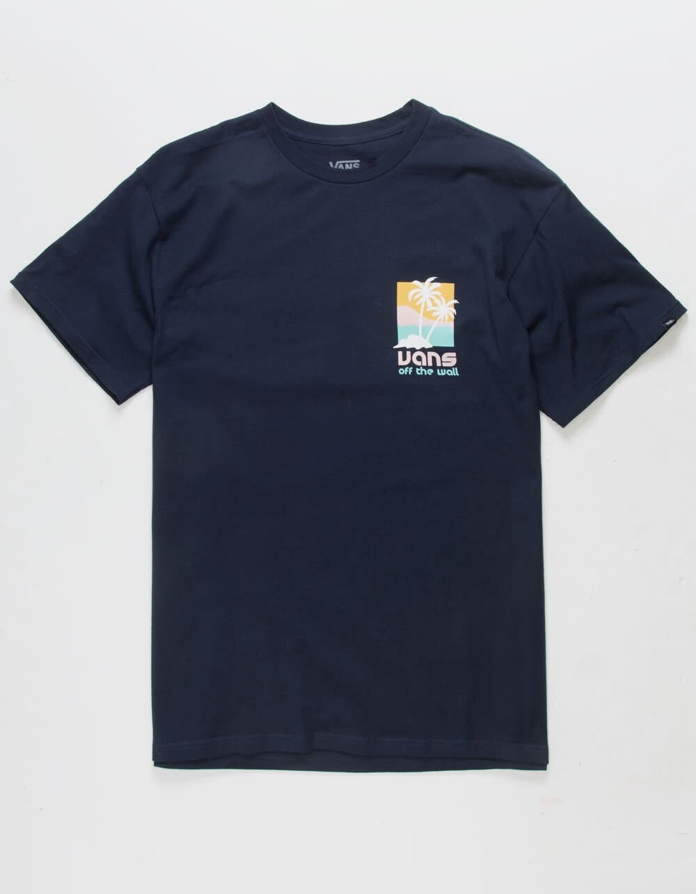 ISLAND DUAL PALM SS TEE Navy