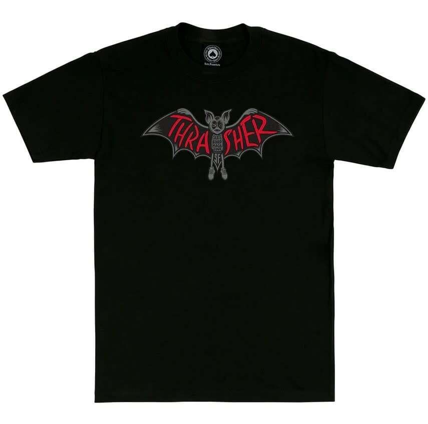 Thrasher Bat T-Shirt Black