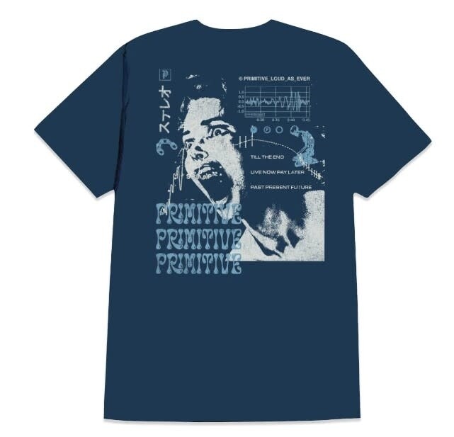 Panic Tee/Harbour Blue