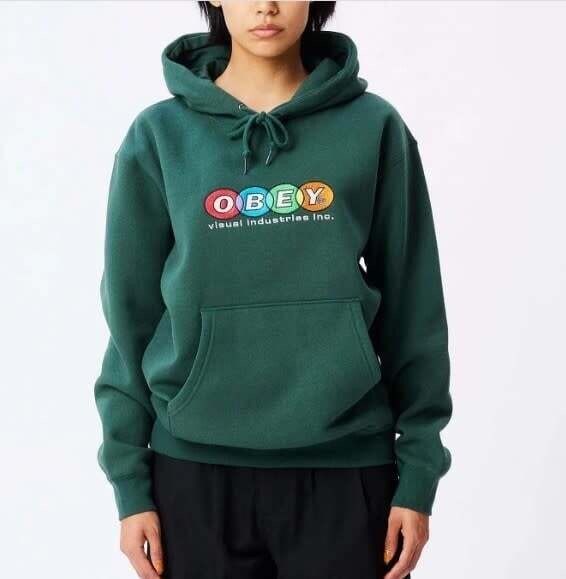 Obey Industries Hood Dark Cedar