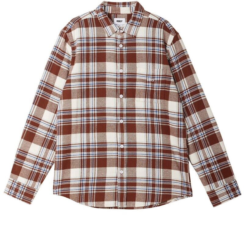 Obey Arlo Woven LS Unbleached Multi
