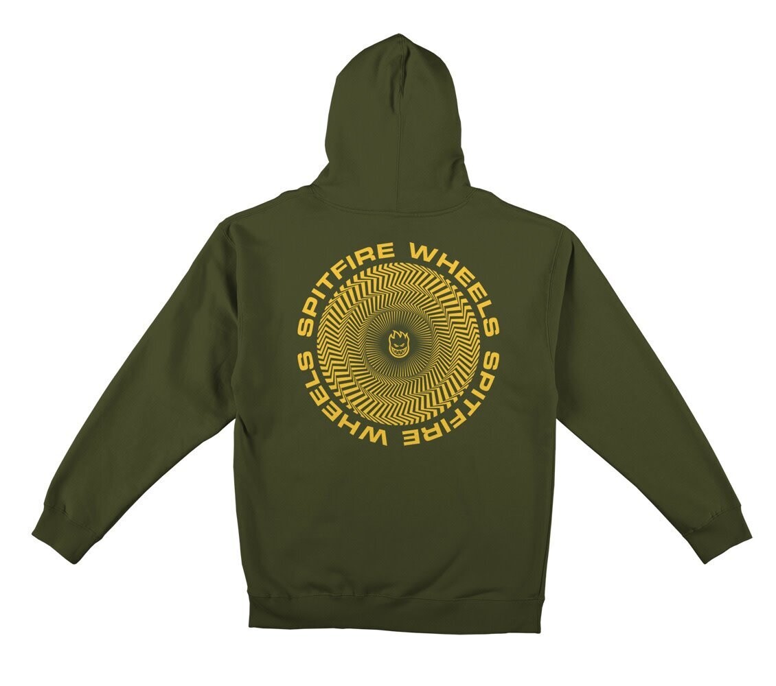 Spitfire Classic Vortex HOOD Army w/ Gold Prints	