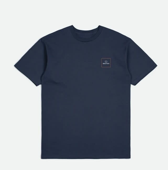 Brixton Alpha Square Tee Moonlit Ocean Dusk Gradient