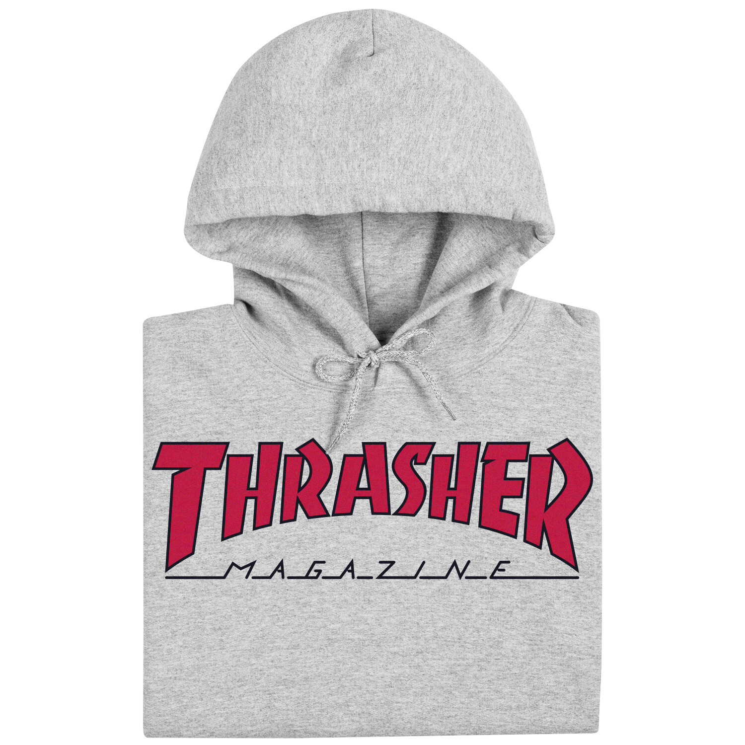 Thrasher Outlined Hood Grey Red