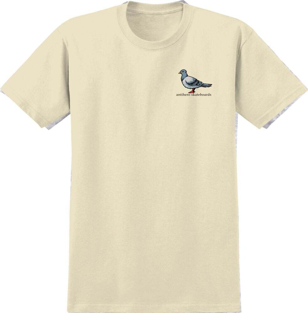 LIL PIGEON S/S T-SHIRT CREAM w/ MULTI COLOR Print