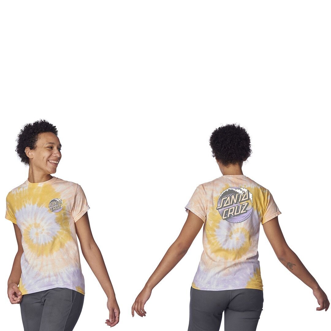 SANTA CRUZ TEE WAVE DOT Sunflower