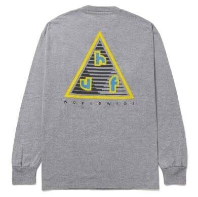 HIGH ADVENTURE L/S TEE ATHLETIC GREY