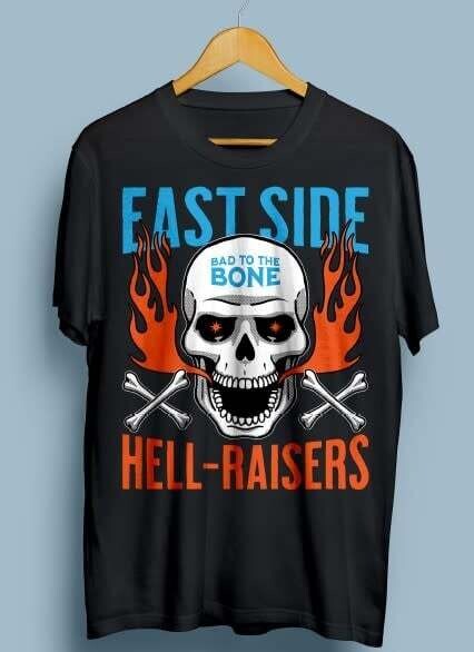 East Side Hell Raisers Tee Black