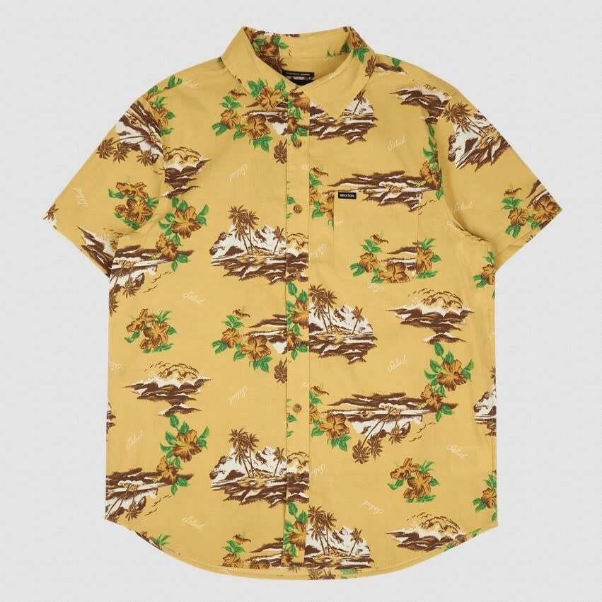 Brixton Charter Print Straw Paradise