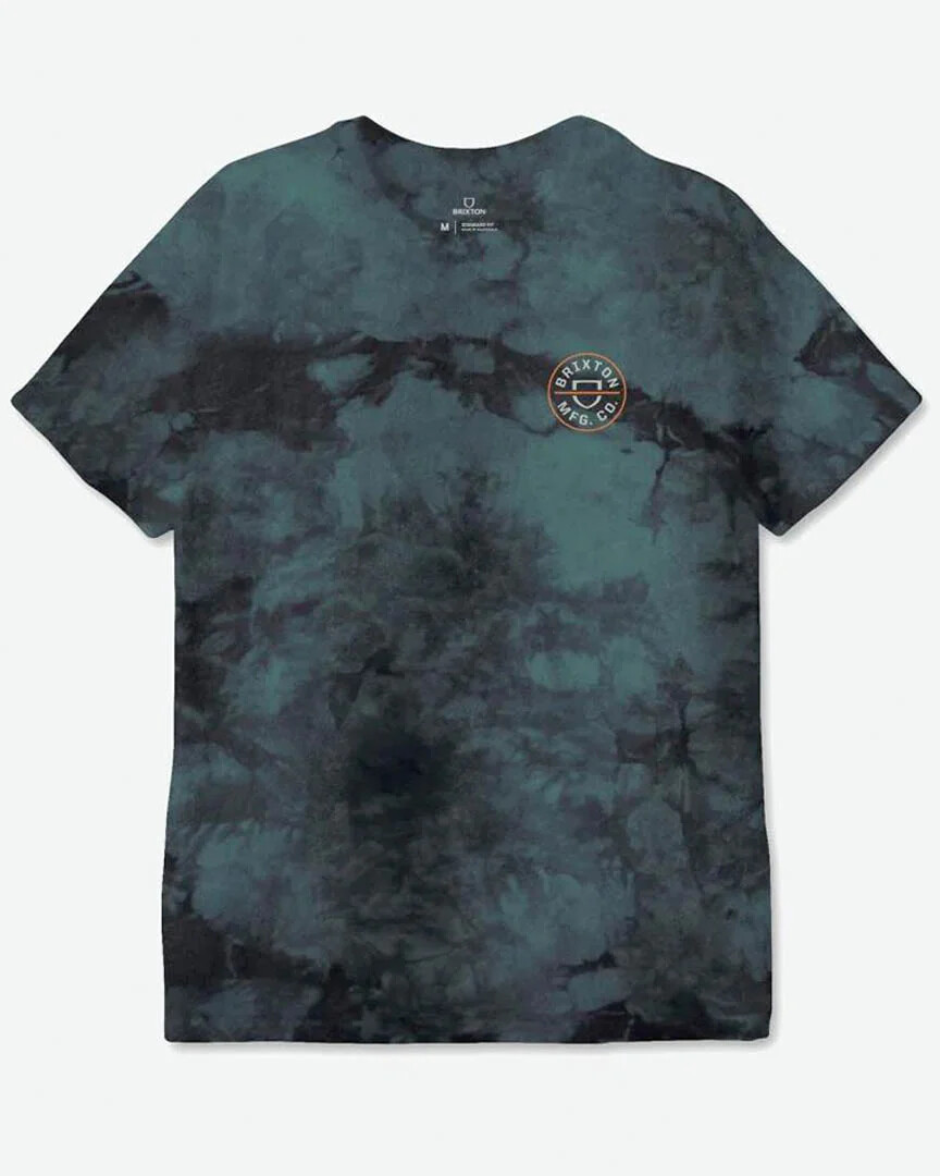 Brixton Crest II Tee Spruce Washed Navy