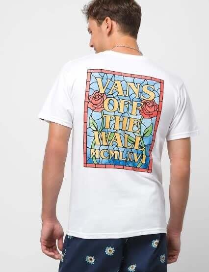 Vans STAIN GLASS SS TEE bone brown