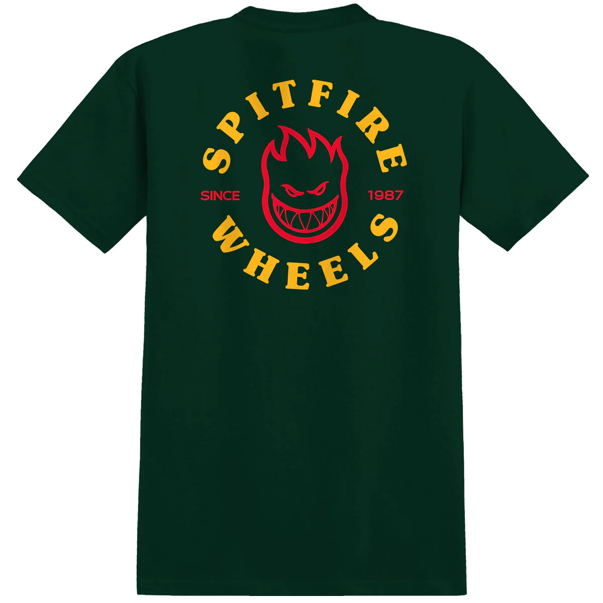 BIGHEAD CLASSIC POCKET T-SHIRT	FORREST GREEN w/ GOLD &amp; RED
