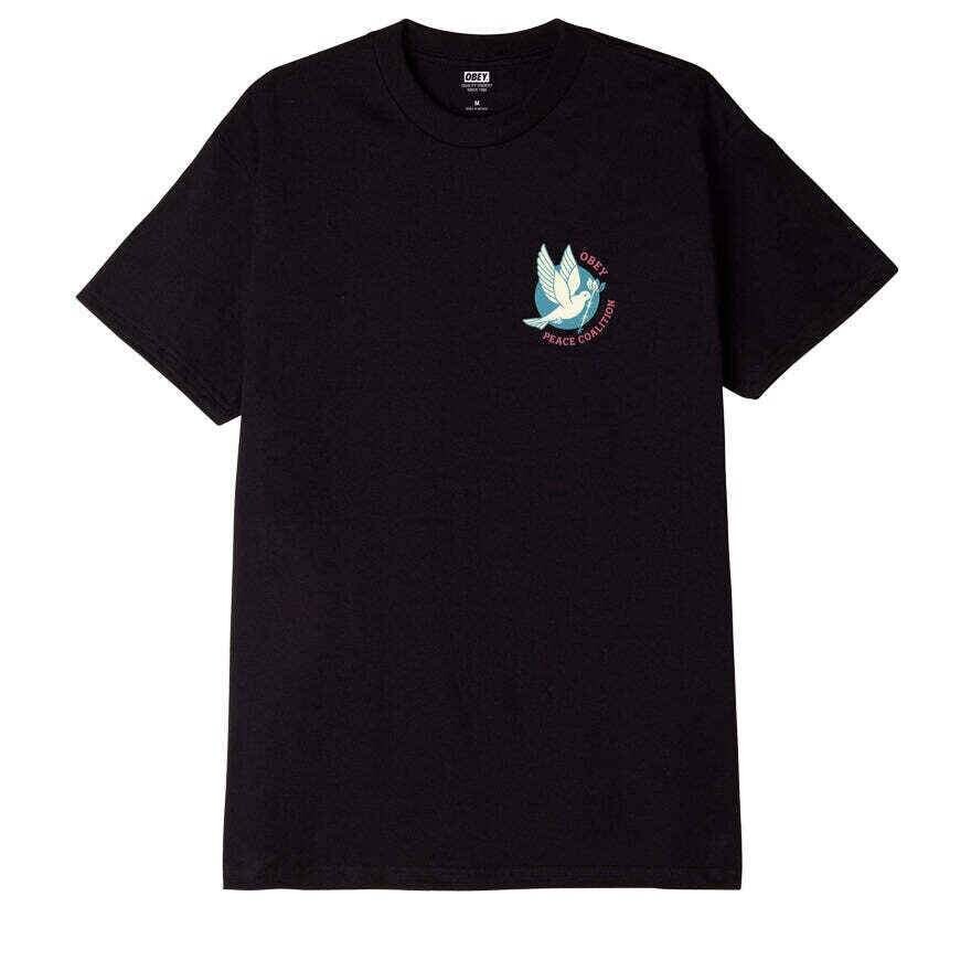 Obey Dove Barbed Wire Tee Black