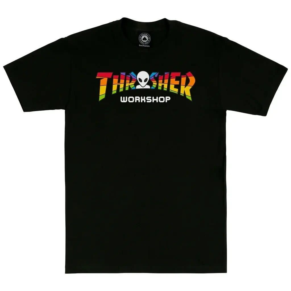 Thrasher x AWS Spectrum Tee Black