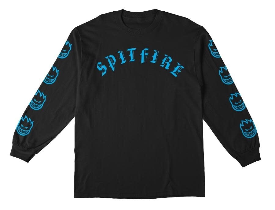 OLD E BIGHEAD SLEEVE NEON L/S TEE BLACK