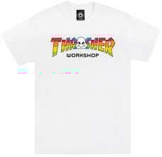 Thrasher x AWS Spectrum Tee White 