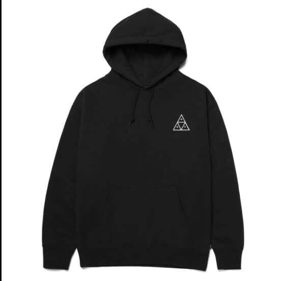 HUF ESSENTIALS TT PO HOODIE	Black