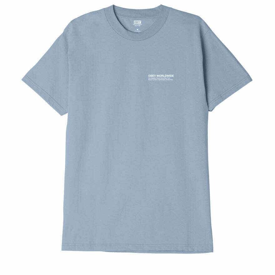 Obey Half Face Icon Tee Good Grey