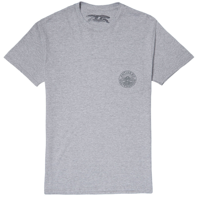 STAY READY DBL POCKET T-SHIRT ATHLETIC HEATHER w/ GREY