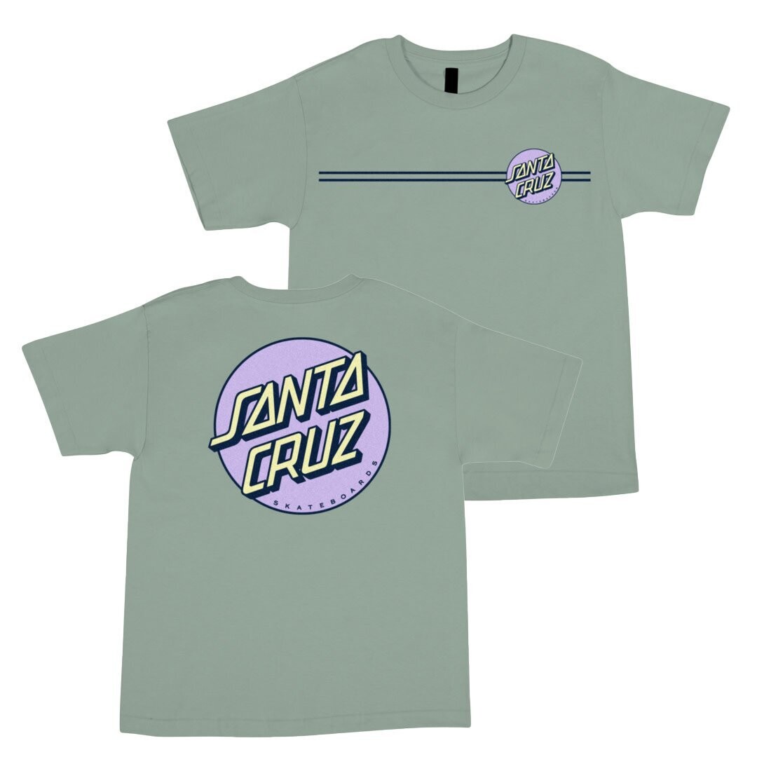 Santa Cruz Other Dot Tee Dusty Blue