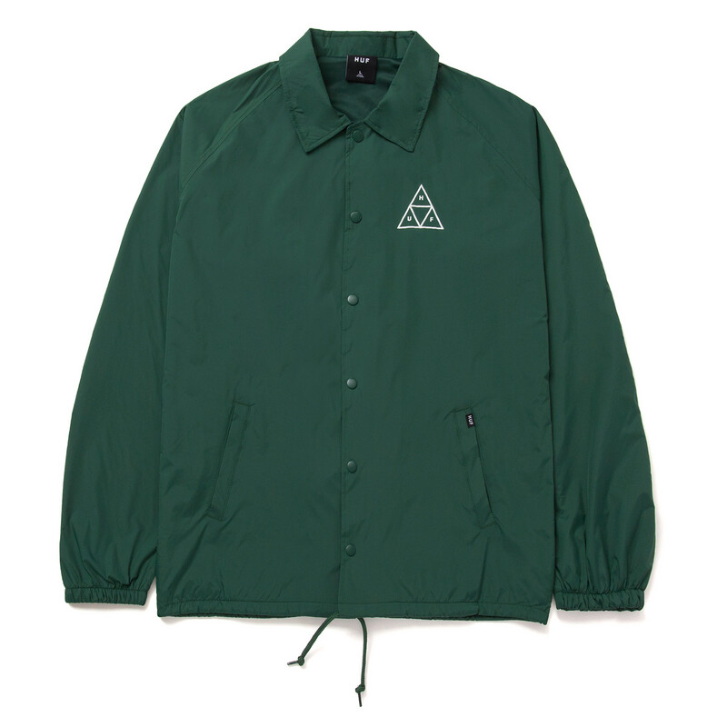 Huf Essentials TT Coach Jacket Forest Green