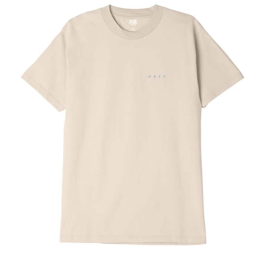 Obey Deco Icon Face Tee Cream