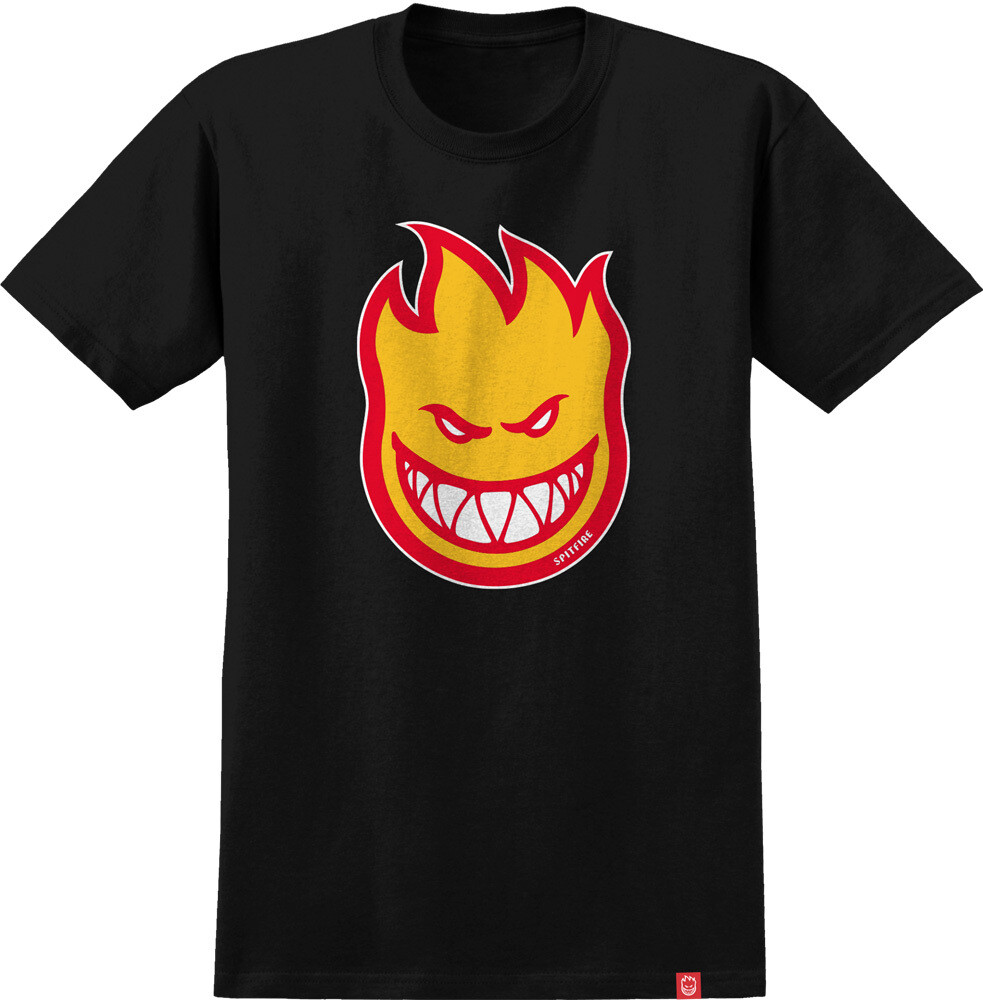 Spitfire Youth Bighead Fill BLACK w/ GOLD &amp; RED Print