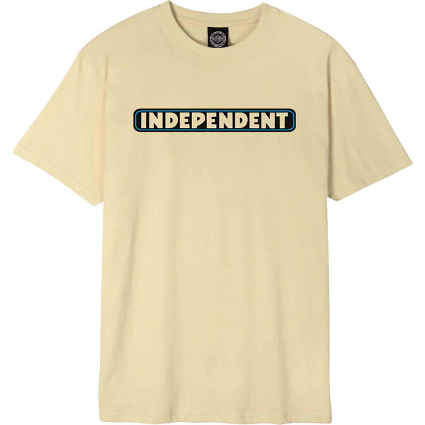 INDY T-SHIRT BAR LOGO Sand