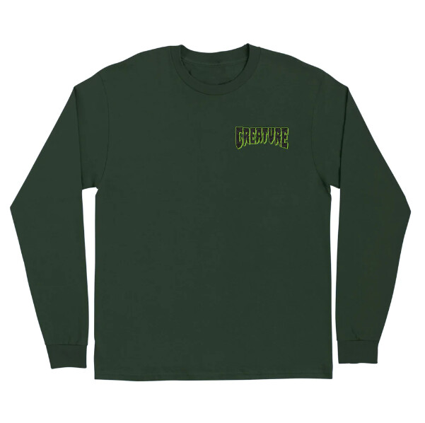 CREATURE L/S T-SHIRT SPINDEL Forest Green