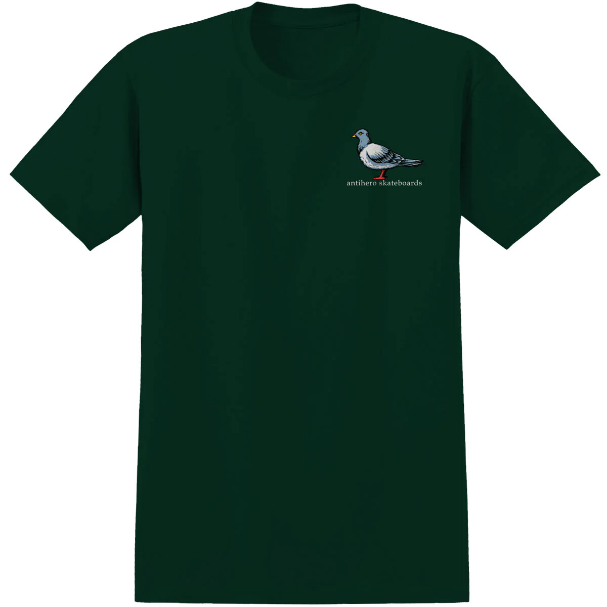 LIL PIGEON S/S T-SHIRT 	FOREST GREEN w/ MULTI COLOR Print
