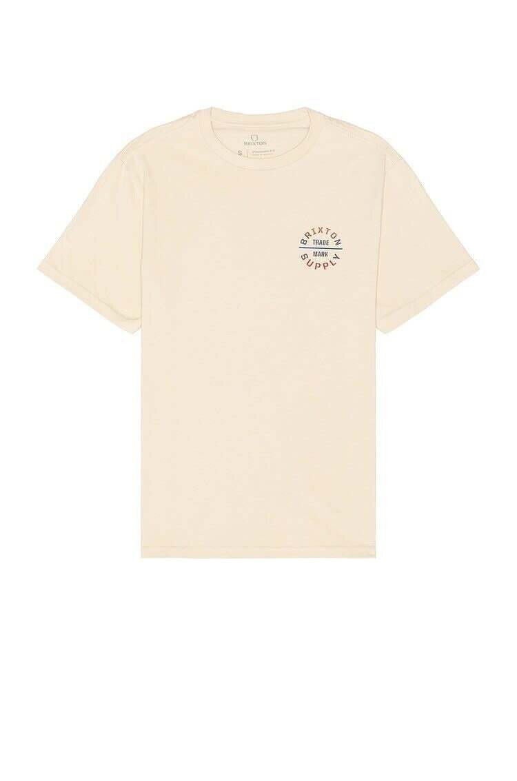 Brixton Oath V Tee Cream Aloha Gradient