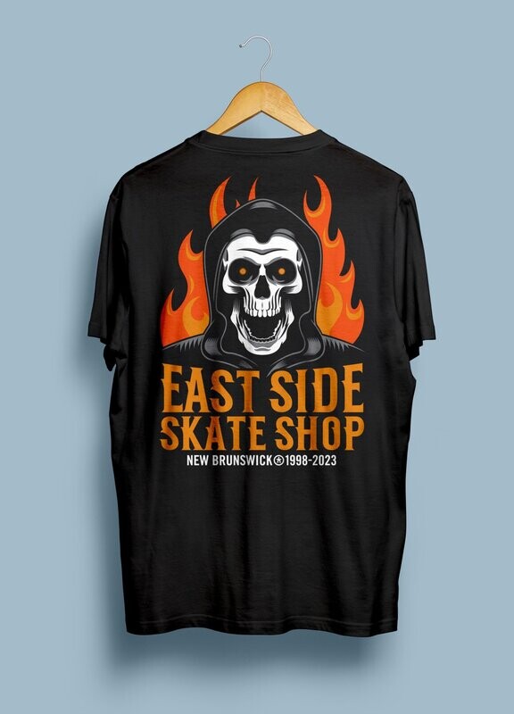 East Side Crimson Ghost 25 year Tee Black