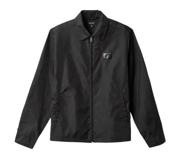 Brixton Utopia Vintage Nylon Jacket Washed Black
